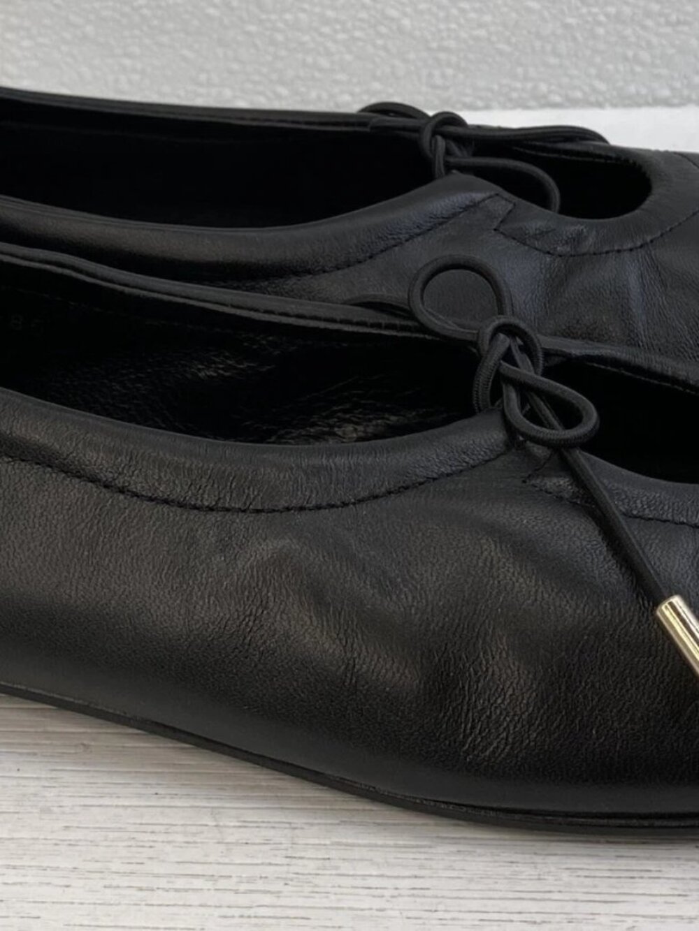 Alohas Rosalind Ballet Flats Womens Size US9-9.5 EU40 Black Leather Casual Shoes - Picture 9 of 9